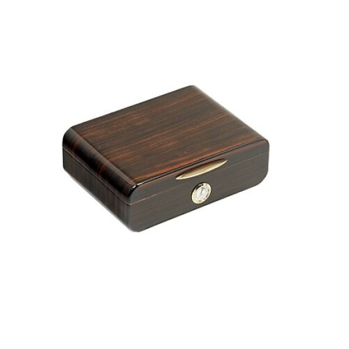 Humidor bordi stondati ebano Macassar
