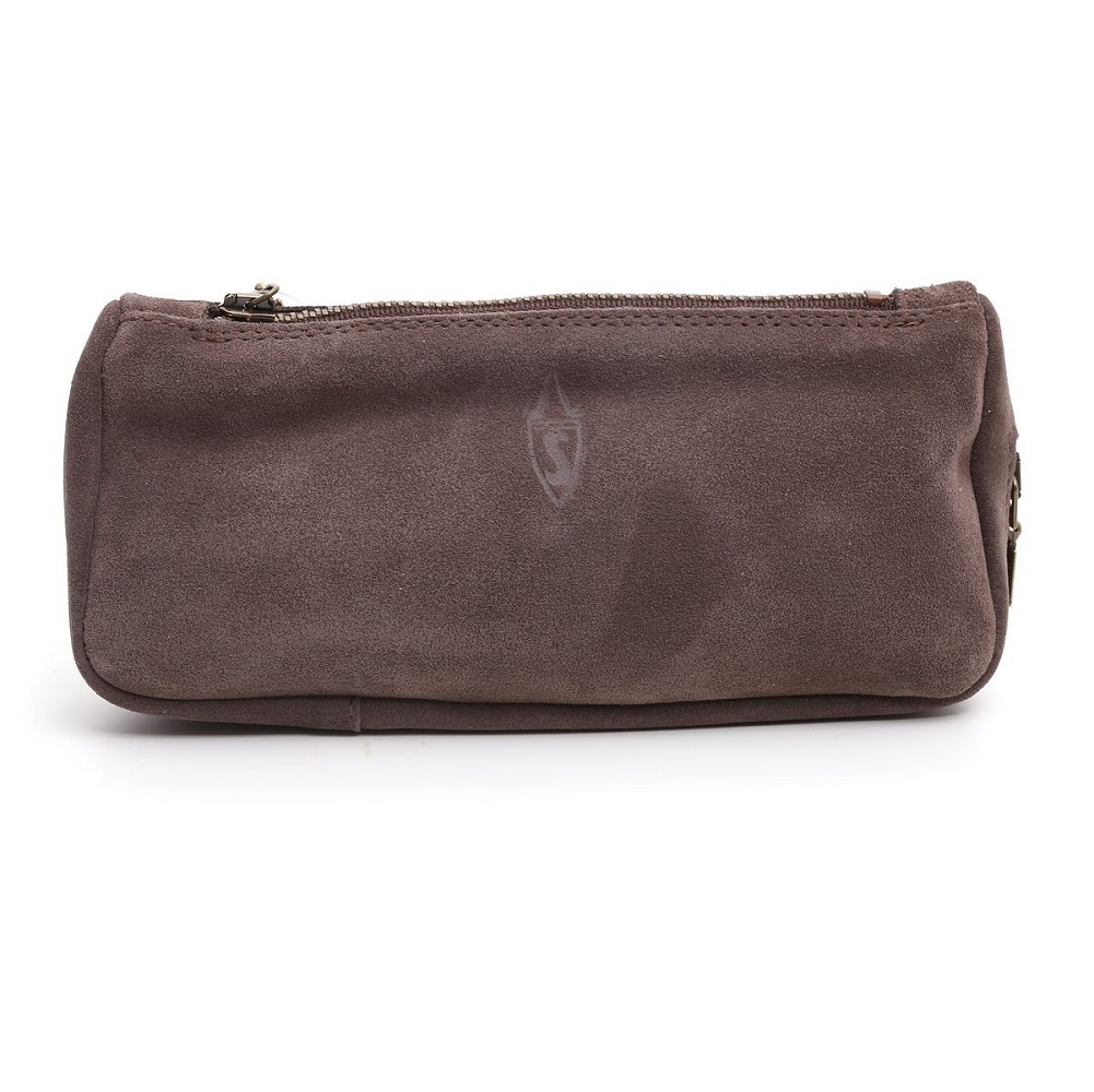 Portatabacco/pipa Savinelli scamosciata grafite