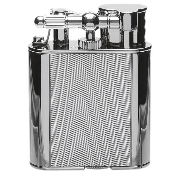 Accendino Dunhill Unique Turbo Moire Texture Palladium Plate