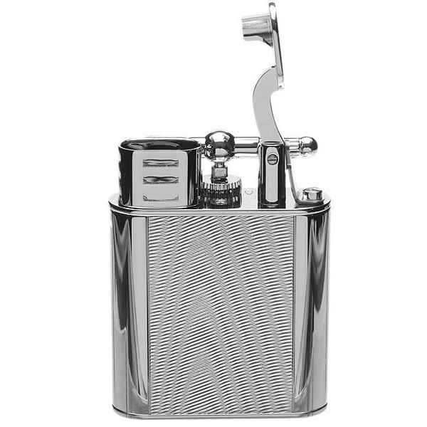 Accendino Dunhill Unique Turbo Moire Texture Palladium Plate - immagine 3