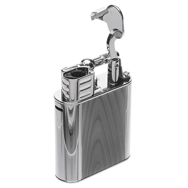 Accendino Dunhill Unique Turbo Moire Texture Palladium Plate - immagine 2