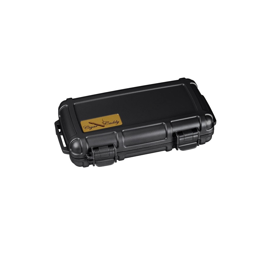 Humidor da barca Cigar caddy 5 sigari nero