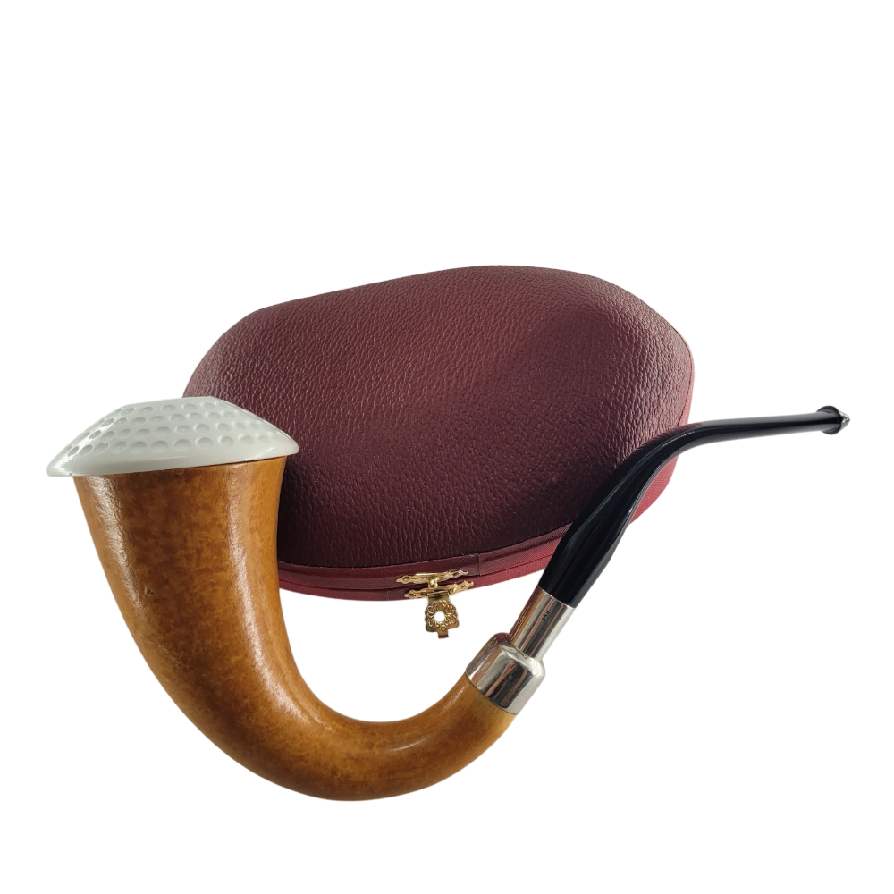 Calabash 001 liscia, cap cesellato a mano