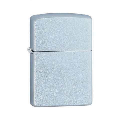 Zippo satinato chrome opaco