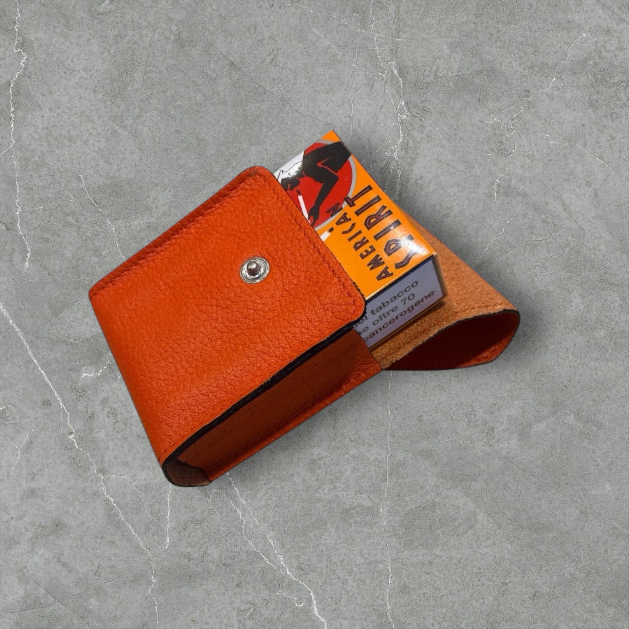 Portapacchetto sigarette Cartujano arancio - immagine 2