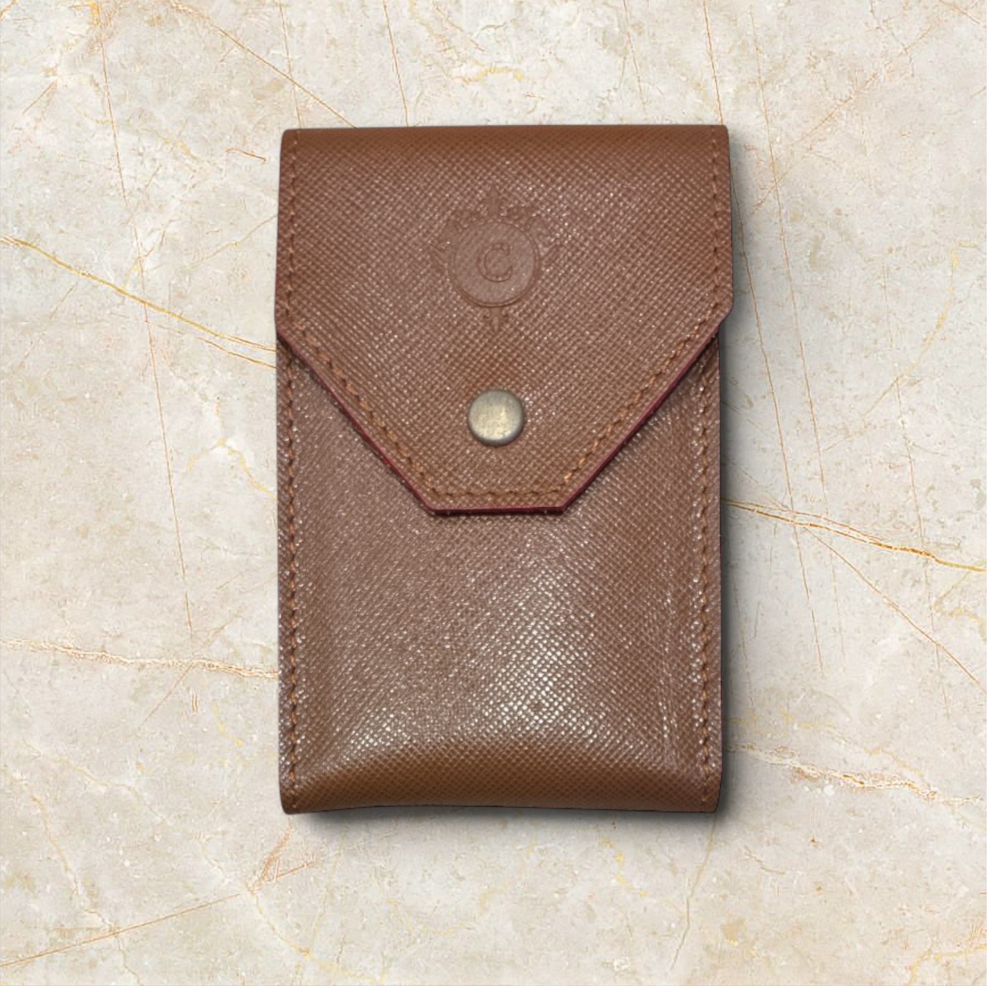 Portapacchetto sigarette Cartujano slim marrone