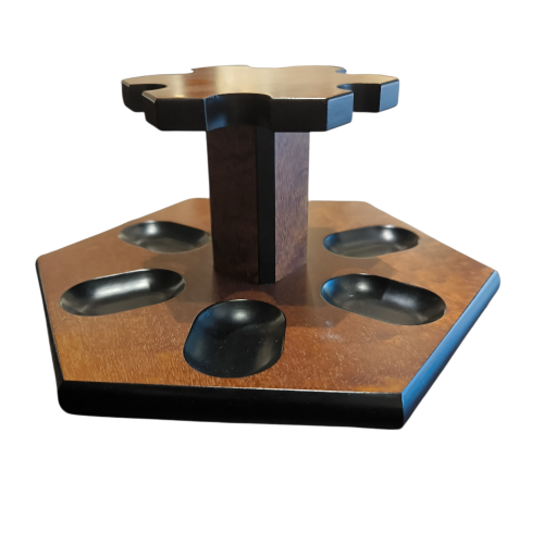 Poggiapipa esagonale 6 pipe