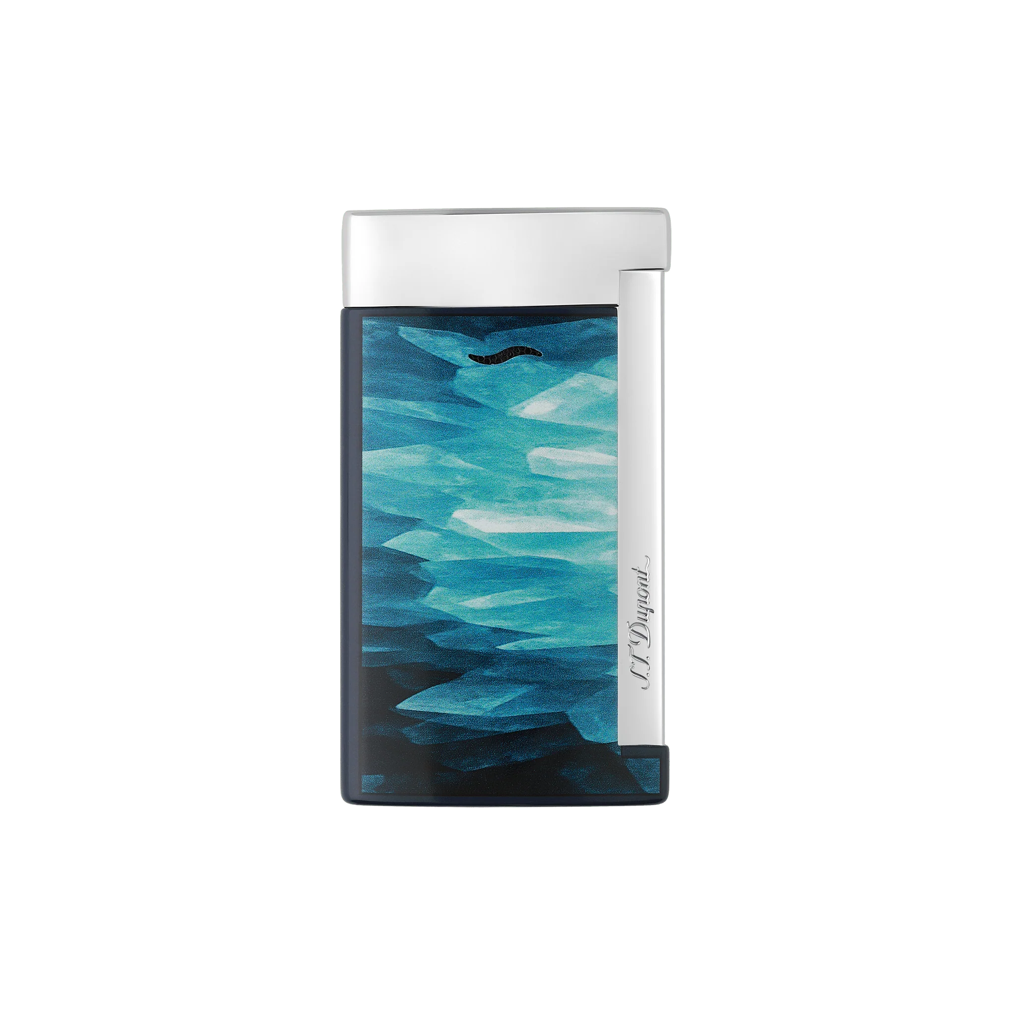 Accendino Dupont Slim 7 geode blu