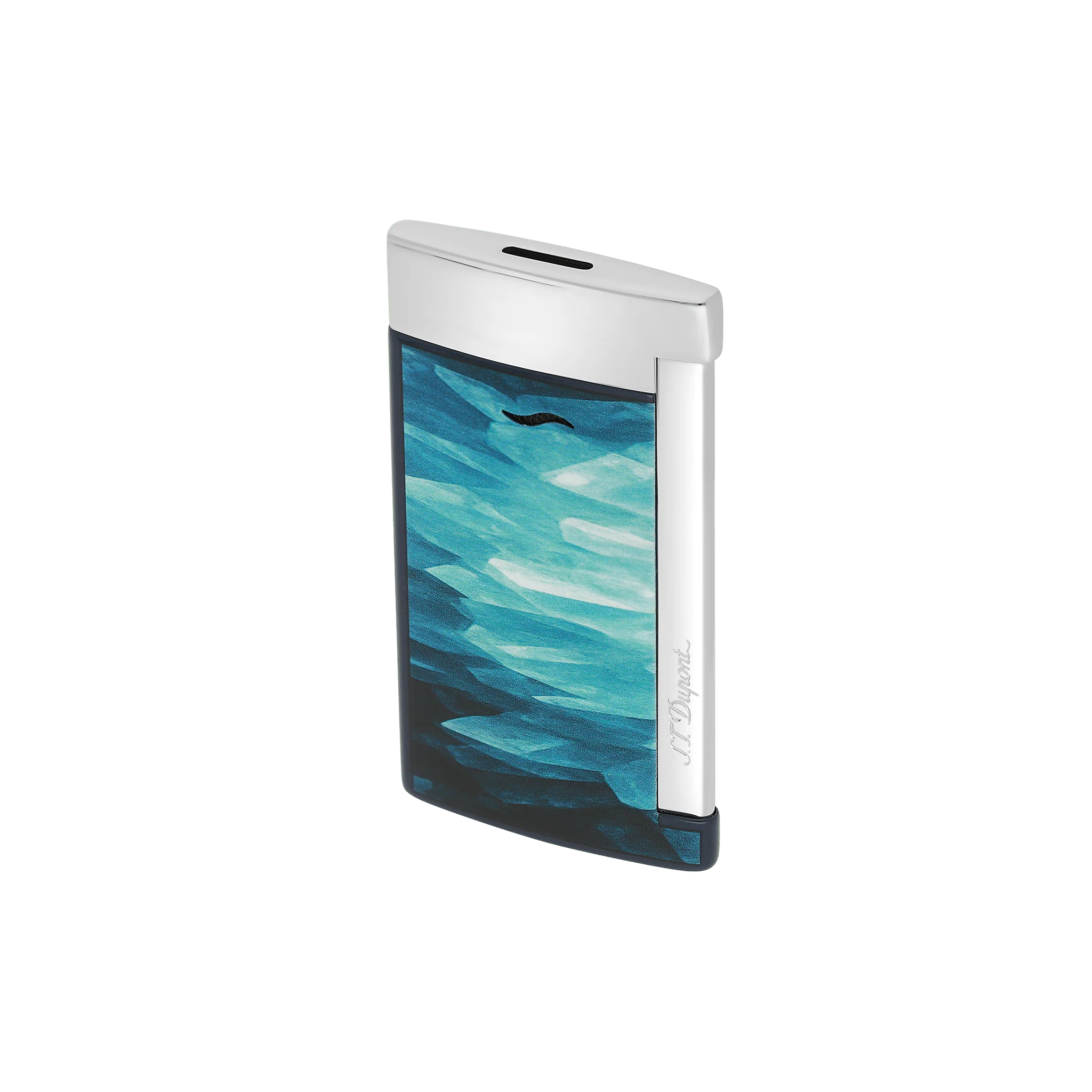 Accendino Dupont Slim 7 geode blu - immagine 2