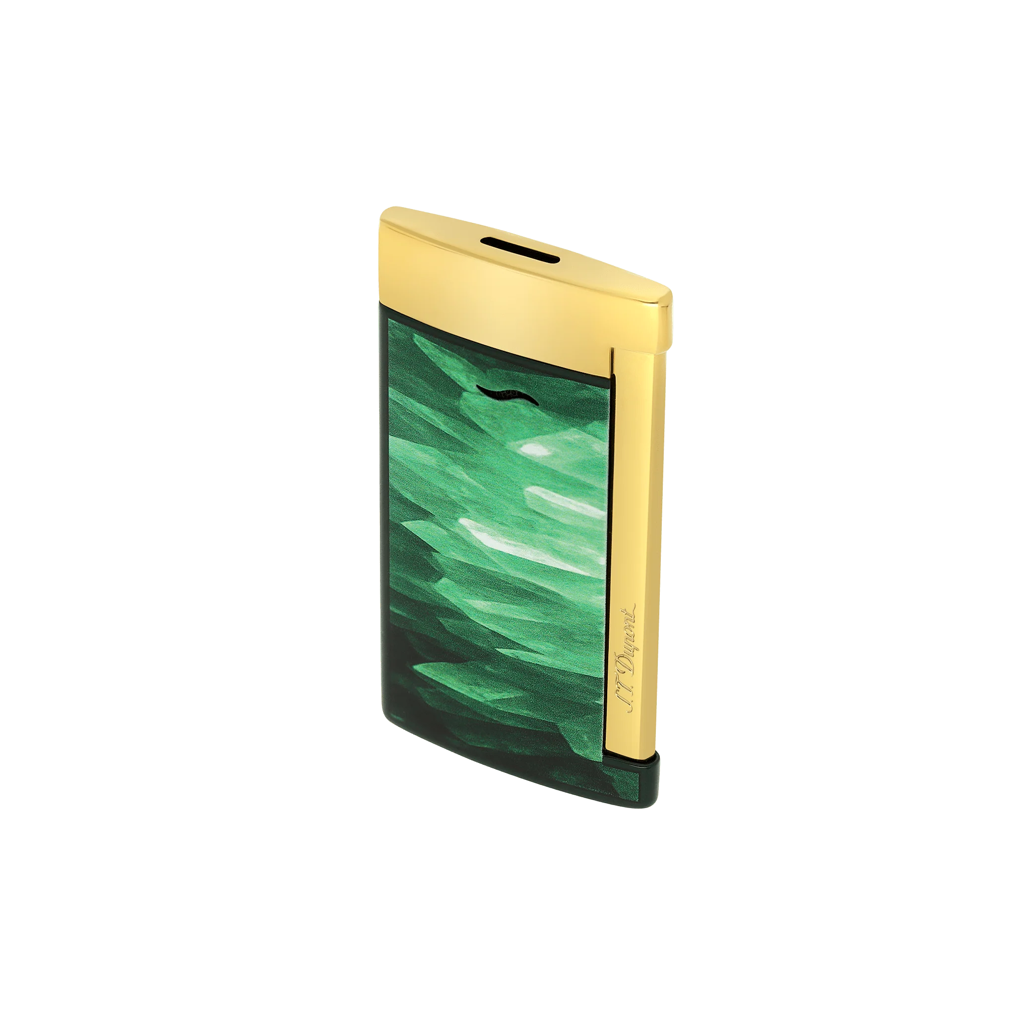 Accendino Dupont Slim 7 geode green - immagine 2