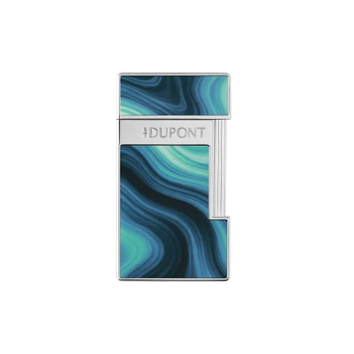 Accendino Dupont Slimmy geode blu