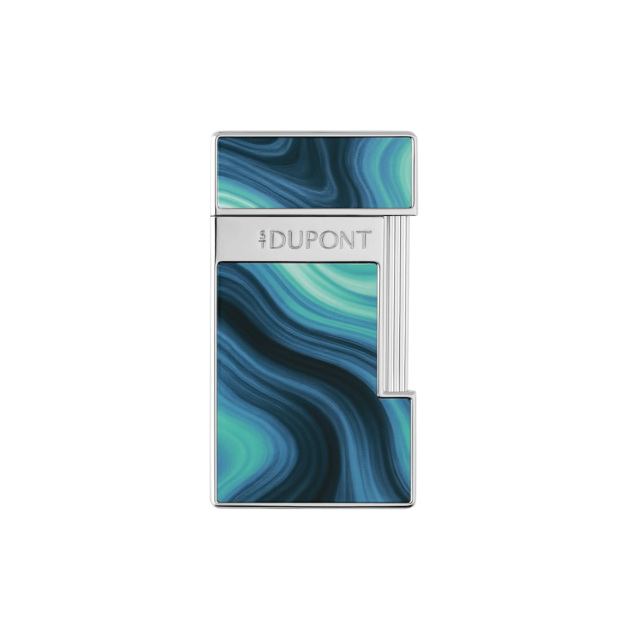 Accendino Dupont Slimmy geode blu