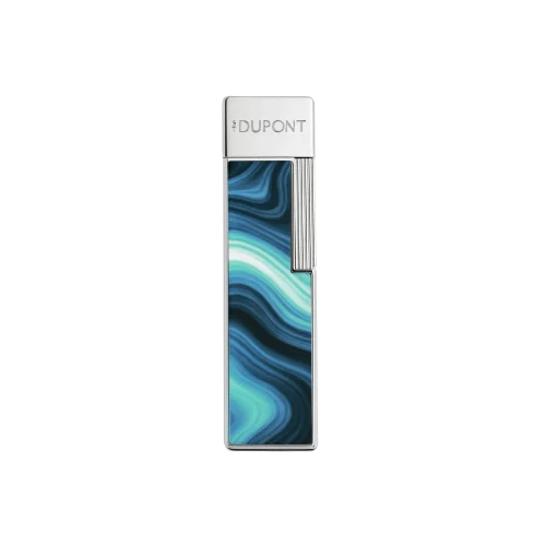 Accendino Dupont Twiggy geode blu