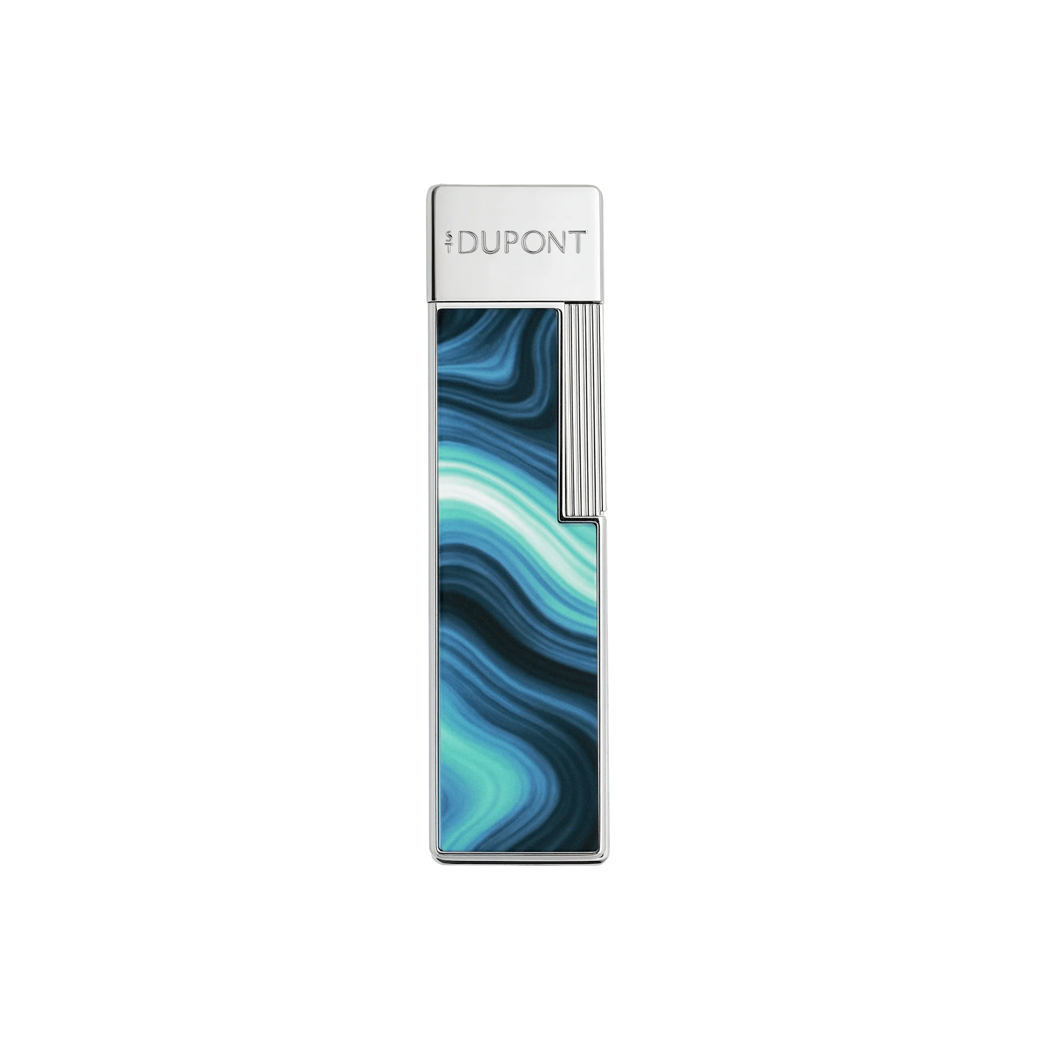 Accendino Dupont Twiggy geode blu