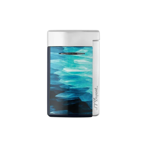 Accendino Dupont MiniJet geode blu