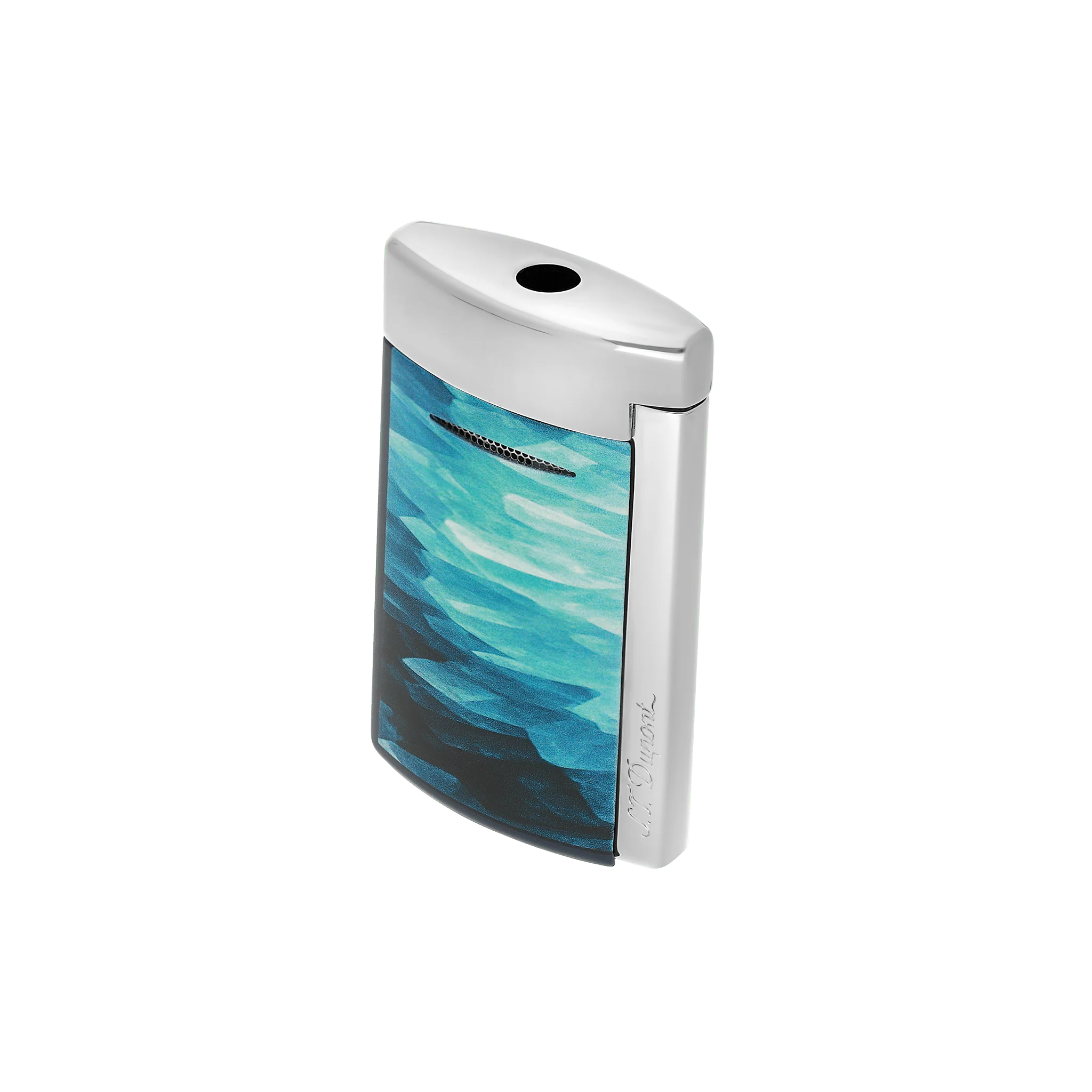 Accendino Dupont MiniJet geode blu - immagine 2