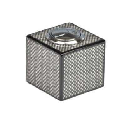 accendino da tavolo Cube fibra carbonio